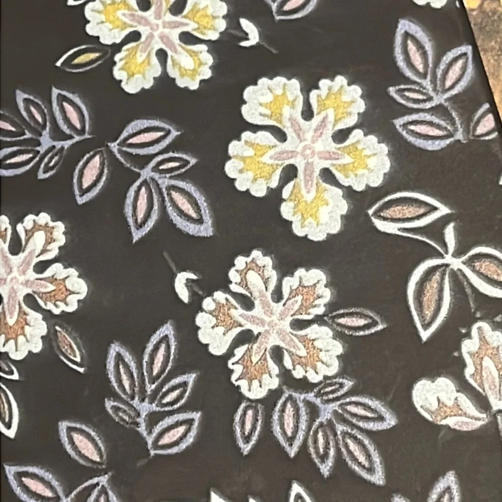 5for$10 Matte Black iPhone 12 Floral Phone Case Colored Flowers Soft colors